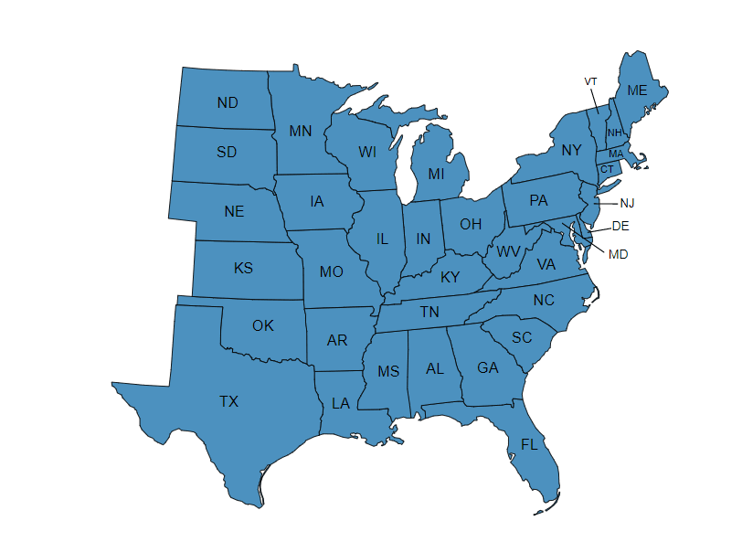 Flatbed Division Map